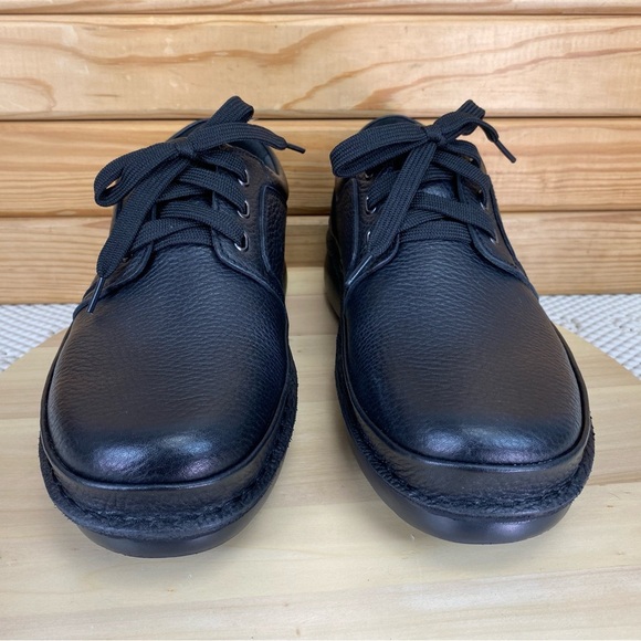 Propet Villager Diabetic Pebbled Leather Black Oxford Shoes M4070 Men's 10 X(3E) - Picture 6 of 12